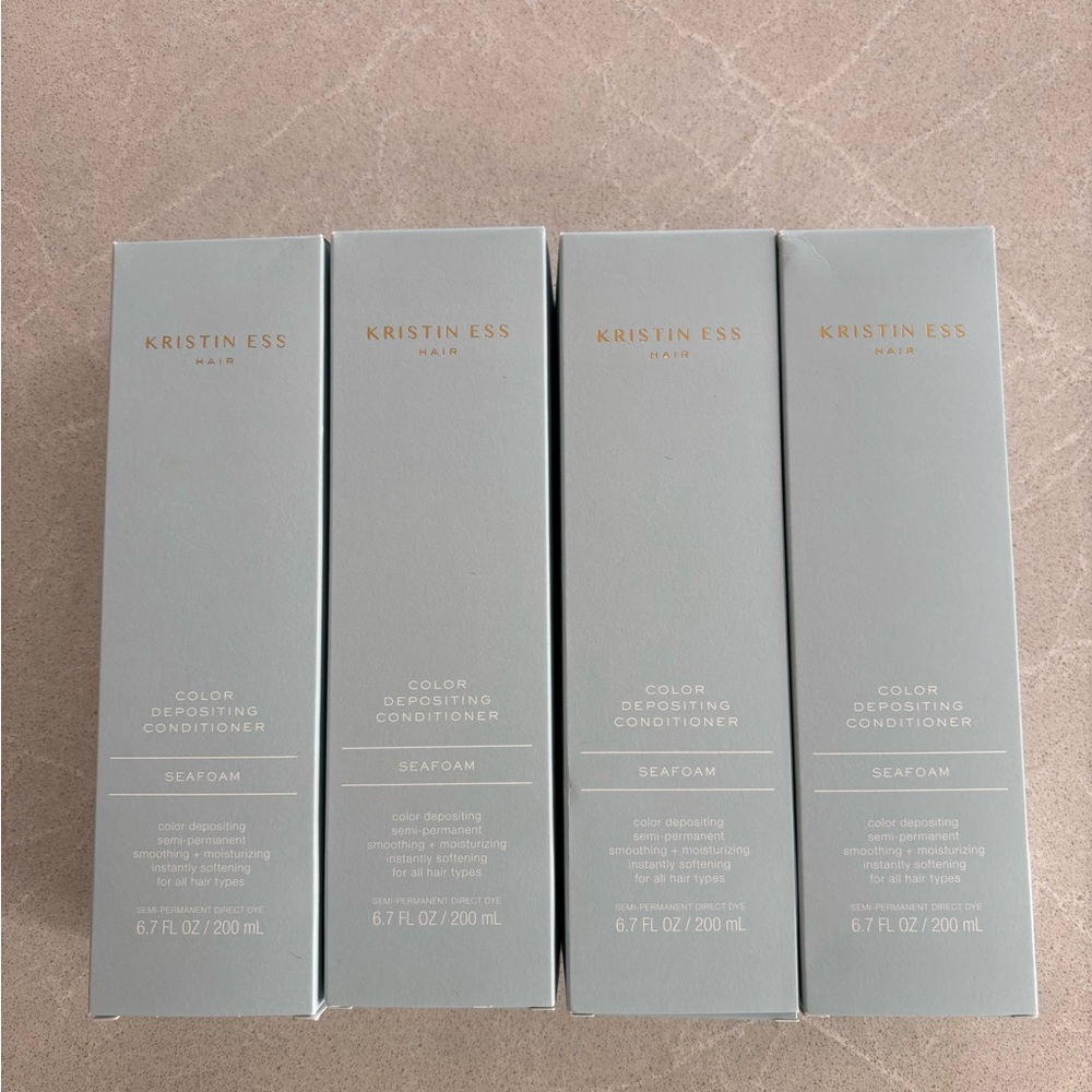 Kristin Ess Color Depositing Conditioner Seafoam Green Hair Dye BNIB
